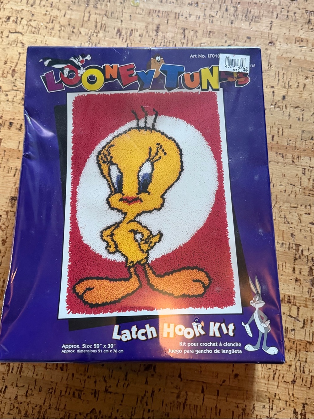 New in box vintage Looney tunes latch hook